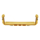 Acoplador Recto para Canaleta / 12 x 4 pulgadas (305 x 102 mm) / Sin Herramientas / ABS / Color Amarillo / 111.8 mm de Altura | FRBC12X4LYL