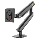 Soporte de Brazo Ergonómico para Monitor / 17"-32" / Carga 2-7 kg / Ajuste de Altura 419 mm / Rotación ±90° / VESA 75×75 y 100×100 | A5NB