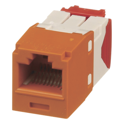 Conector Jack RJ45 / Categoría 5e / 8P8C / Terminación TG / Sin Herramienta de Impacto / -10°C a 65°C / 3.28 pies de Alcance de Frecuencia | CJ5E88TGOR