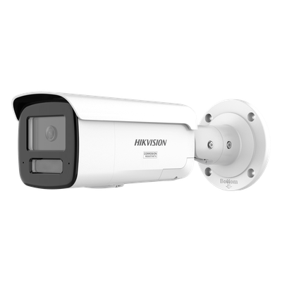 Cámara IP Bala / 12 Megapixel UHD 4608×2592 / Smart Hybrid Light / Clasificación Persona-Vehículo Deep Learning / WDR 120 dB / IP67 NEMA 4X / Audio Dual-Mic | DS-2CD2T123G2-2LI2UY