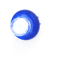 Estrobo LED Oculto / 12 LEDs / Dual Color Azul/Blanco / 12-24 V DC / Bisel Negro / Lente Transparente | CD9012BW