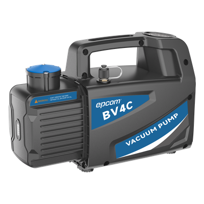 Bomba de Vacío / Vacío Final 150 Micrones / Caudal 4 CFM (114 L/min) / Potencia 1/4 HP / Doble Voltaje 110V/230V / Puerto 1/4 SAE | BV-4C