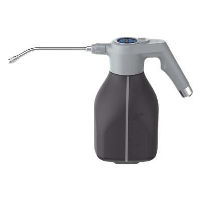 Pulverizador Eléctrico de Mano / 2 Litros Capacidad / Rociado 3 m (9.8 ft) / Motor Micro Alta Velocidad / USB Tipo-C / LCD Indicador Batería / Resistente Químicos | REM-2L