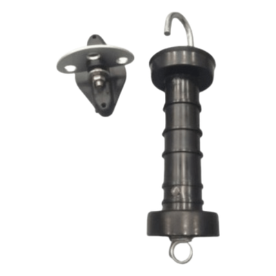 Manija de Puerta para Cerco Eléctrico / PP + Metal Reforzado / Colgador 20 cm (7.9 in) / Terminal 8 cm (3.1 in) / Peso 190 g | SF-MANIJA