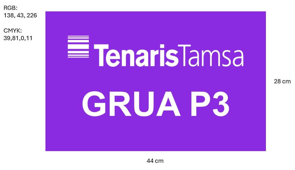 SSMART KIT DE 3 CARTELES PERSONALIZADO GRÚA P3