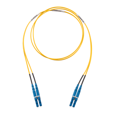 Jumper de Fibra Óptica Monomodo / OS2 9/125 / LC-LC Duplex / LSZH / 1 m (3.28 ft) / Amarillo | F92ELLNLNSNM001
