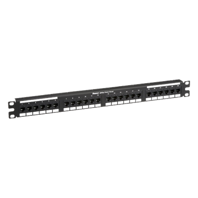 Panel de Parcheo de Impacto / Categoría 5e / 24 Puertos / 1UR / 19 Pulgadas / PoE 100W / T568A/B | DP245E88TGY
