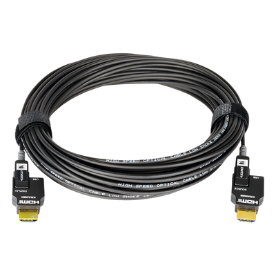 Cable HDMI Activo Óptico / 4K@60Hz 4:4:4 / 18 Gbps / Terminales Micro-HDMI Desmontables / Fibra Óptica / LSHH / 20 m (65.6 ft) | CLS-AOCH/60-66