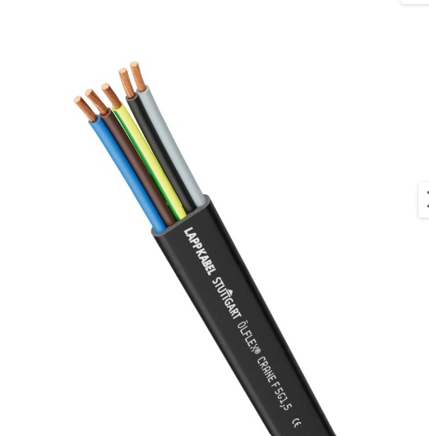 SSMELE Cable plano; 8G2.5; U0/U: 300/500 V; Caucho; Identificación de conductores: Números; flexible N. de parte: 0041050