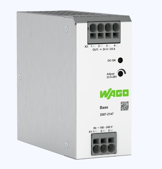 SSMELE  Fuente de Alimentación Monofásica / 24V DC 20A / 480W / Conexión Push-in mod: 2587-2147
