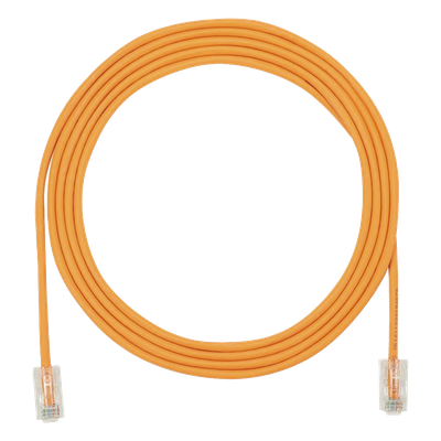 Cable de Parcheo UTP / Cat6A / 28AWG / CM-LSZH / 1.52 m (5 ft) / Naranja | UTP28X5OR
