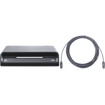 Amplificador de Audio Streaming VSSL MA1 125W Clase D | 2 Canales | AirPlay 2 + Google Cast | Bluetooth 5.3 | HDMI eARC | Cable Óptico Toslink 4.6 m (15 ft) | Multiroom Audio | MA1/TOS