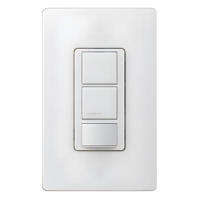 Sensor de Ocupación/Vacancia PIR / Doble Circuito Luz y Ventilador / 120-277 V / Cobertura 81 m² (871.9 ft²) / XCT / Title 24 | MSOPS6DDVSW
