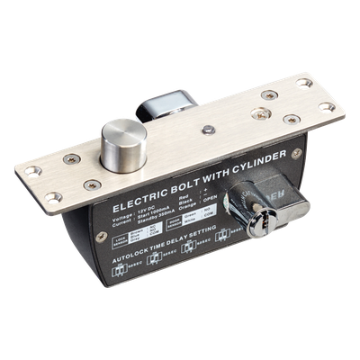 Cerradura de Perno Eléctrica / 2000 kg de Fuerza de Sujeción / Fail Safe 12 VCC / Temporizador 0-9 s / Sensor de Puerta NO/NC/COM / 500000 Ciclos | PROEB620