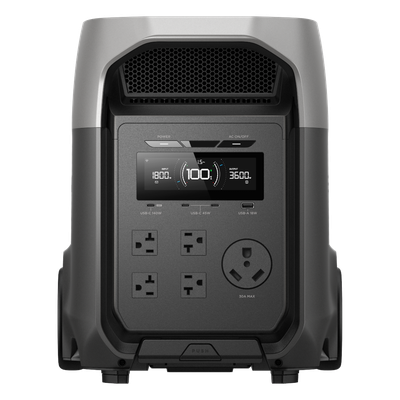 Estación de Energía Portátil / 3072 Wh / Salida 3600 W (Surge 7200 W) / Batería LiFePO4 / Carga 0-80% en 89 min / UPS 10 ms / ≤25 dB | EFDL3U