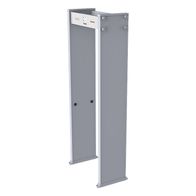 Arco Detector de Metales / 12 Zonas Simultáneas / Pantalla LCD 4.3" / Conteo Bilateral de Personas / Ethernet 10/100M / 255 Niveles de Sensibilidad / Detección 25 mm | ISD-SMG112-NW