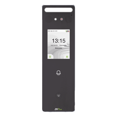 Terminal de Control de Acceso / Reconocimiento Facial y QR / Pantalla Táctil 2.4 Pulgadas / IP65 / 1 Puerta / 500 Usuarios Faciales | SPEEDFACE-V3L-QR