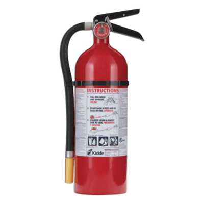 Extintor Multipropósito Recargable / 5.5 lb (2.5 kg) / Clase A B C / UL 3-A:40-B:C / Paquete de 6 | PRO5MP