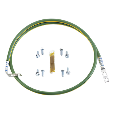 Jumper de Aterrizaje / 6 AWG (16 mm²) / 61 cm (24 in) / Terminal 45° y Recta / Cobre con Antioxidante | RGEJ624PHY