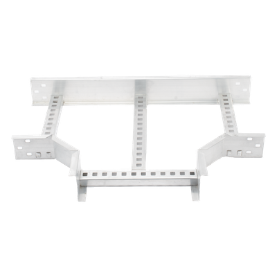 Derivación T Horizontal / Aluminio Perfil Z / Peralte 3 1/4" / Ancho 12" / Radio 8" / NEMA-VE1/VE2 | CH-THE8R8X12AK