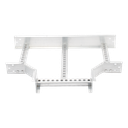 Derivación T Horizontal / Aluminio Perfil Z / Peralte 3 1/4" / Ancho 12" / Radio 8" / NEMA-VE1/VE2 | CH-THE8R8X12AK