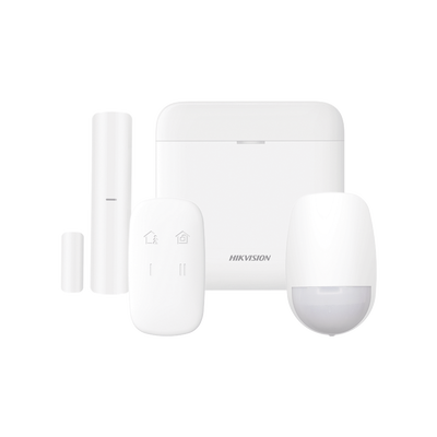 (AX PRO) KIT de Alarma Demo AX PRO / Incluye: 1 Hub / 1 Sensor PIR / 1 Contacto Magnético / 1 Control Remoto / WiFi / Compatible con Hik-Connect P2P | DS-PWA48-K/DEMO