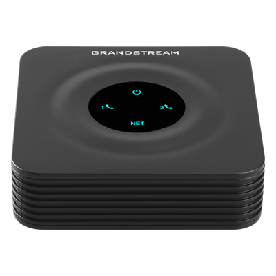 Adaptador de Teléfonos Analógicos ATA / 2 Puertos FXS / 2 Perfiles SIP / Ethernet 10/100 Mbps / Cifrado TLS y SRTP / Conferencia 3 Vías | HT-802-V2