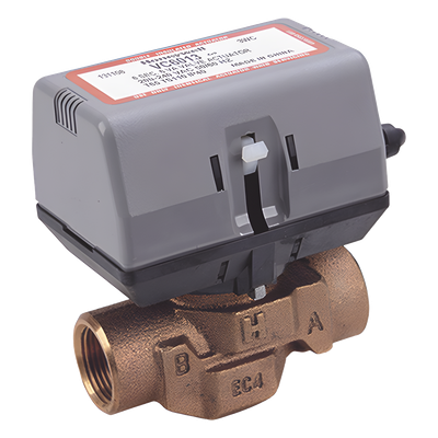 Válvula Motorizada de 2 Vías / Actuador Integrado / Conexión BSPT 3/4" / Control On/Off / 100-130 VCA / Flujo Bidireccional | VC4011AK1000T