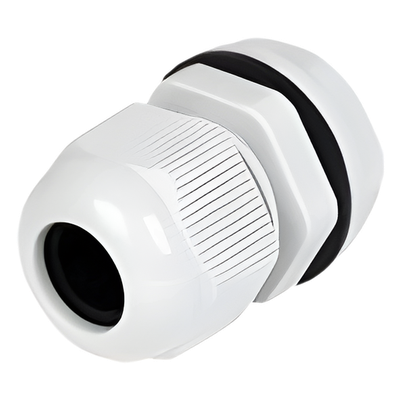 Conector Plástico Gris Tipo Glándula para Cable de 10 a 14 mm de Diámetro. | TXG-PG-16