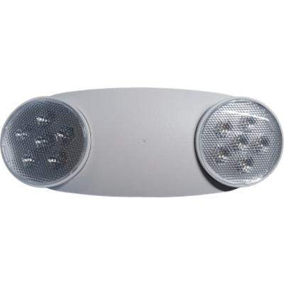 Luminaria de Emergencia LED/ Doble Cabezal Ajustable / 120-277V Dual Voltage / 90 Minutos Autonomía / 230-430 Lúmenes / ABS 5VA Retardante de Llama | SF-M9W
