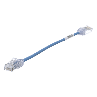 Cable de Parcheo UTP / Cat6 / 28AWG Diámetro Reducido / 20 cm (0.66 ft) / Azul | UTP28SP0.2MBU