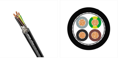 SSMELE CABLE ÖLFLEX® SERVO 2YSLCY-JB BK 4G25 N.- PARTE: 1136456
