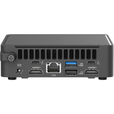 Mini PC / Intel Core 7 240H / 16 GB DDR5-5600 / Wi-Fi 7 / 2.5GbE / Thunderbolt 4 / 4x 4K / Chasis 0.48 L | BOXNUCI7ALL