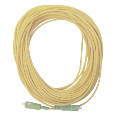 Jumper de Fibra Óptica Simplex, Monomodo, con Conectores SC/APC-SC/APC, 20 metros | OFC-SC/APC-SC/APC-S-30-20