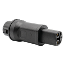 Adaptador de Conector EV / Entrada Tipo 1 (SAE J1772) / Salida NACS / 7 kW / 32 A / 220 V AC / Monofásico / Uso Interior y Exterior | T1/NACS