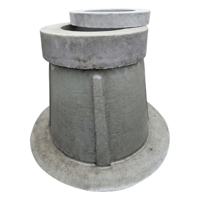 Registro Cónico Esbelto / 50 x 70 cm / Superficie Antiderrapante / Resistencia 15 Toneladas / Uso Vehicular Pesado / Cierre con Tornillo de Seguridad | LPCON50X70