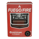 Estación Manual de Alarma Direccionable / Doble Acción / LED Bicolor / Terminales 12 AWG / ADA / Texto Español y Braille | NBG-12LXSP