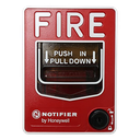 Estación Manual de Alarma Contra Incendio / Doble Acción / Con Cerradura y Llave / Exterior / UL 38 / ADA / Caja SB-I/O Incluida | NBG-12LOB