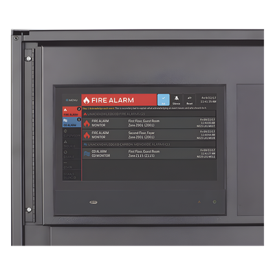 Pantalla Táctil de Control de Red / 10 Pulgadas HD / 1024 x 600 / 2,000 Zonas / 10,000 Eventos / 24 VCC | NCD