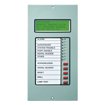 Anunciador Remoto LCD / 80 Caracteres / Retroiluminado / EIA-485 / 32 Unidades / 1,828 m (5,997 ft) | LCD2-80