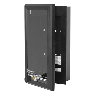 Caja de Montaje Remoto / Semi-Empotrada / Puerta Vidrio Ahumado con Cerradura / Bus EIA-485 4 Hilos / 1,828.8 m (6,000 ft) | ABF-1DB