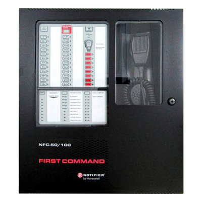 Panel de Evacuación por Voz / 50 o 100 W / 25 V / 8 Circuitos de Altavoces / 14 Mensajes Programables / Batería 26 Ah | NFC-50/100