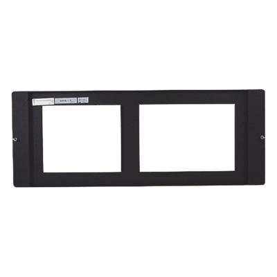 Placa de Vestidura / Chasis CA-1 / DVC-EM / DVC-KD / CMIC-1 / Gabinete CAB-4 / Metal Negro | DPA-1