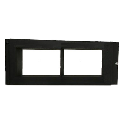 Placa de Revestimiento / Anunciador Gráfico 10 Pulgadas / Fila 2-4 / Gabinete CAB-4 / Color Negro | DP-GDIS2