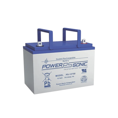 Batería 12V, 78.6AH, Para Respaldo, Tecnologías AGM/VRLA, 10-12 Años Vida Útil, Terminales U, Reconocida UL | PS-12750-U