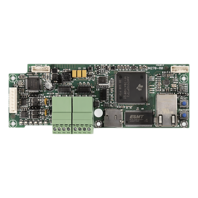 Módulo de Comunicaciones Seriales y TCP-IP / 2x RS232 + 2x RS485 + Ethernet LAN / 6 Protocolos Simultáneos / ONVIF / BACnet / Email y Web | PREVIDIACCOMLAN