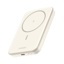 Power Bank MagSafe de 5000mAh | 15W | Carga Inalámbrica y por Cable USB-C | Sistema de Protección Inteligente | Tecnología de Carga Rápida | Ultra Delgado | Ultra ligero | Compatible con iPhone 15/14/13/12 | Color Beige. | 25207