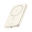 Power Bank MagSafe de 5000mAh | 15W | Carga Inalámbrica y por Cable USB-C | Sistema de Protección Inteligente | Tecnología de Carga Rápida | Ultra Delgado | Ultra ligero | Compatible con iPhone 15/14/13/12 | Color Beige. | 25207B