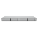 NVR Rack 1U / 4 Bahías Hot-Swap / 10G SFP+ y 2.5GbE / 30 Cámaras 4K / Edge-AI / HDMI Viewport | UNVR-G2