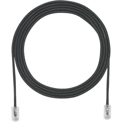 Cable de Parcheo UTP Cat6A / 28AWG Diámetro Reducido / CM/LSZH / 4.57 m (15 ft) / PoE 802.3bt / -40 a 75°C | UTP28X15BL